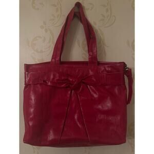 Alfredo Picchi Red Overshize Handbag/Tote